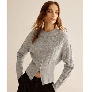 Commense Crew Neck Half Zipper Design Sweater NWT, Size L